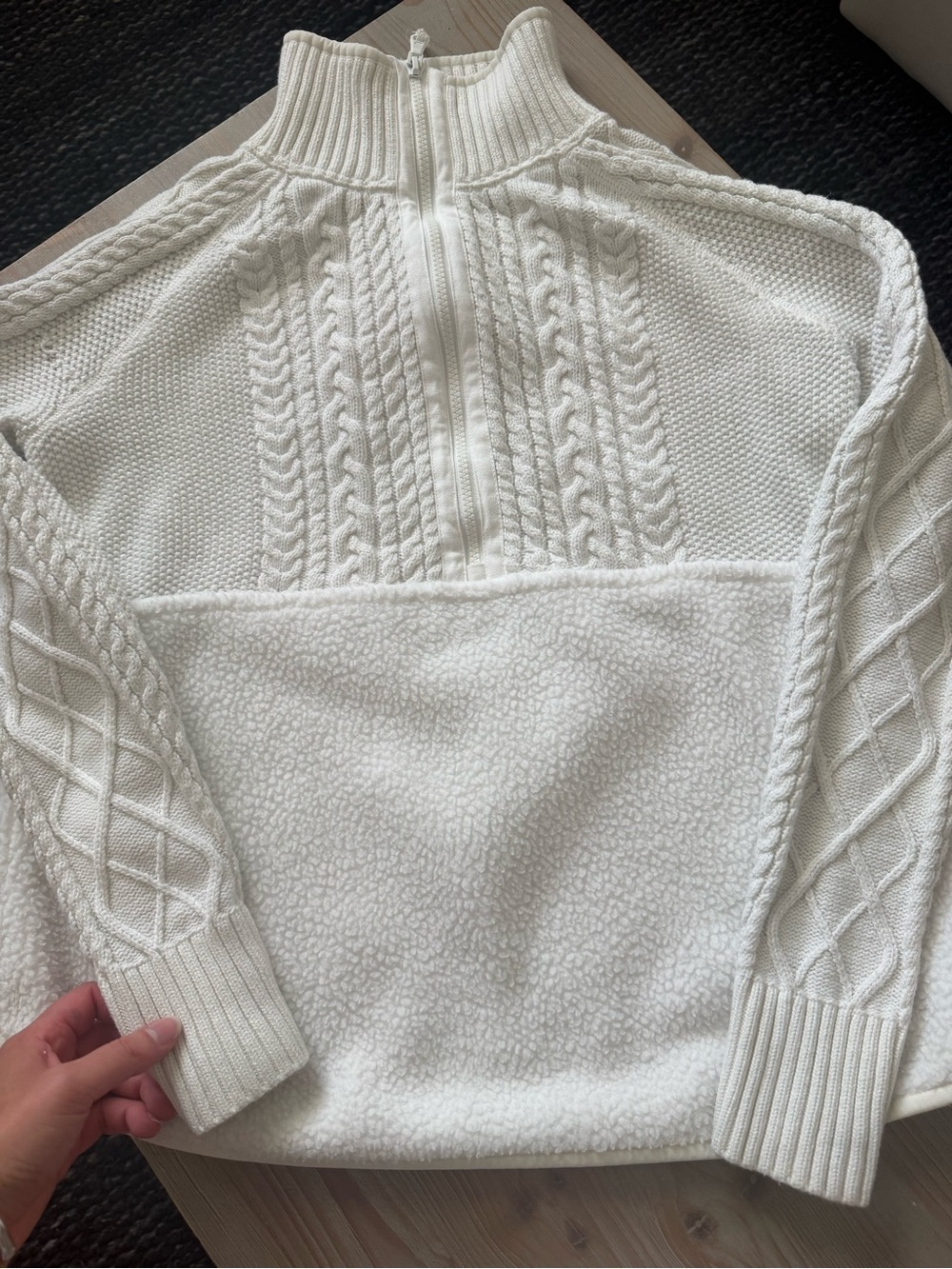 Vineyard Vines Women’s Sweater Fleece Quarter Zip Pullover - Picture 3 of 5